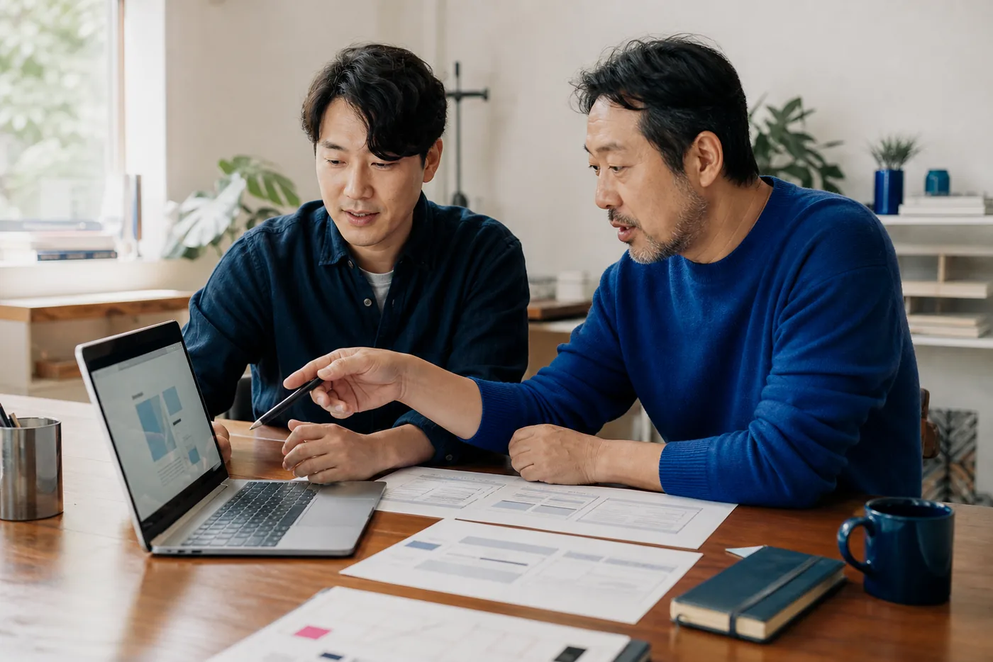 코드벤터 홈페이지·앱·업무시스템 개발 시각 자료